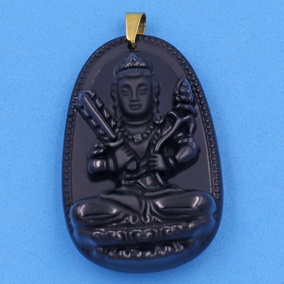 Mặt dây chuyền Hư Không Tạng Bồ Tát 5cm kèm hộp nhung