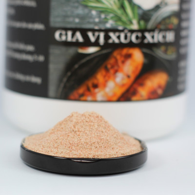 Gia vị chế biến Xúc Xích hộp 1 Kg thành phần hữu cơ tự nhiên lành tính chính hãng R2D.