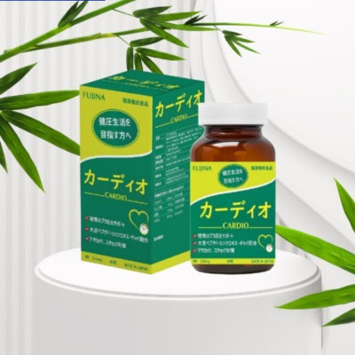 Viên Uống Hỗ Trợ Ổn Định Huyết Áp Cardio Fujina 80 Viên Nhật Bản, Giảm Nguy Cơ Cao Huyết Áp