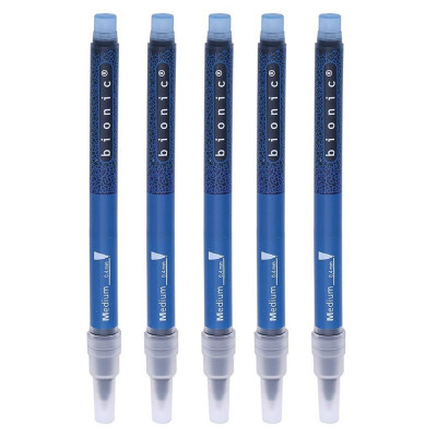Bộ 5 Ruột bút bi nước STABILO Bionic (BNCR/5) - Đen