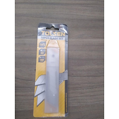 LƯỠI DAO THÉP SK5 ( SIZE TO) ĐƠN VỊ 10 LƯỠI TOLSEN 30017 - HÀNG CHÍNH HÃNG