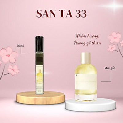 Tinh dầu nước hoa dạng xịt Santal 33 10ml (mùi unisex)