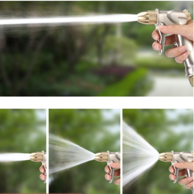  Bộ dây vòi xịt nước rửa xe, tưới cây . tăng áp 3 lần, loại 7m, 10m 206701-1 đầu đồng,cút,nối vàng + tặng đai