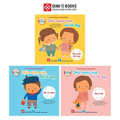 Sách Ehon - Chiếc Miệng Xinh, Nói Lời Đẹp - Cho Trẻ 0 - 6 Tuổi - Đinh Tị Books