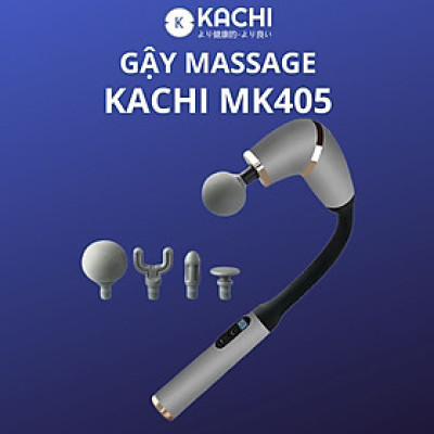 Gậy Massage Kachi MK405 – Súng Massage Cầm Tay Có Tay Nối Dài, Thư Giãn Sâu Từng Nhóm Cơ - hàng chính hãng