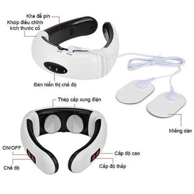 Máy mát xa cổ vai gáy massage xung điện từ trường cân bằng âm dương KL5830