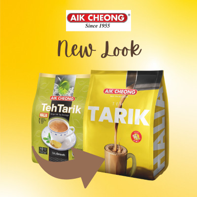 Trà Sữa Vị Gừng Aik Cheong Teh Tarik Halia 4 In 1 (15 Gói x 40g)