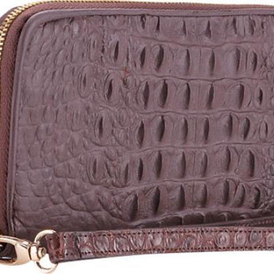 Ví Nữ Huy Hoàng HT3248 (10.5 x 19 cm) - Nâu Đất