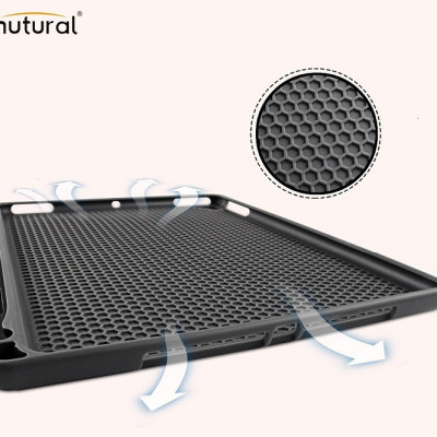 Bao da Mutural Tailor dựng đứng có khay bút dành cho iPad Mini 5 - Hàng chính Hãng