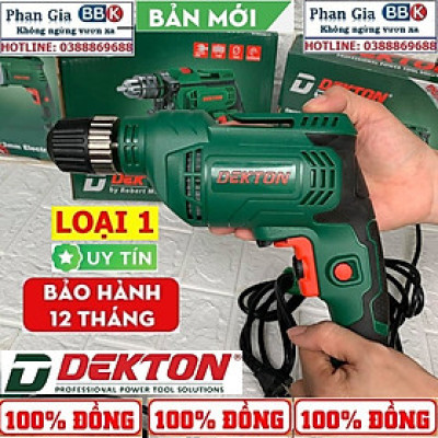 Máy khoan Điện DekTon Chính Hãng 550W - 100% dây đồng