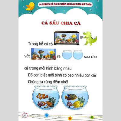 34 Truyện Kể Cho Bé Mầm Non Làm Quen Với Toán