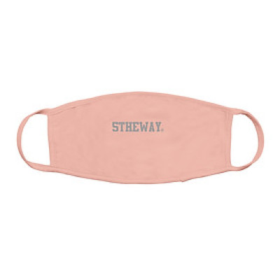 Khẩu Trang 5THEWAY Hồng aka 5THEWAY /solid/ LETTER LOGO MASK in PEACH BUD
