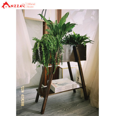 Chậu gỗ trồng cây, hoa, kệ trồng cây ban công-02