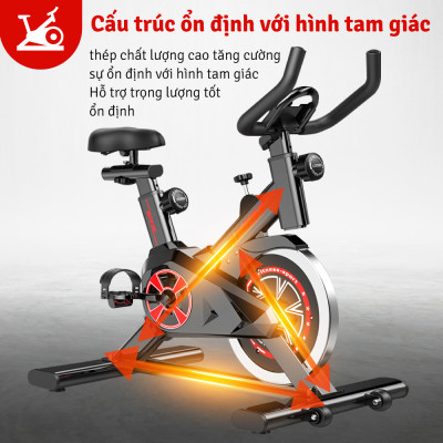 BG- BLUETOOTH-Xe đạp tập thể thao đa năng trong nhà SPINING BIKE ELITE 02 - 4800258 mới (hàng nhập khẩu)