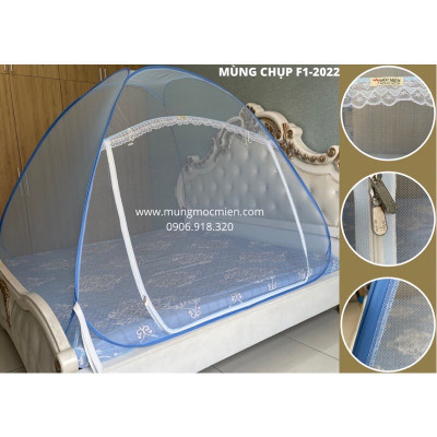 Mùng chụp , Màn chụp tự bung Đỉnh Nhọn cao cấp Mộc Miên - Màn F1 -2022 ( hình thật )