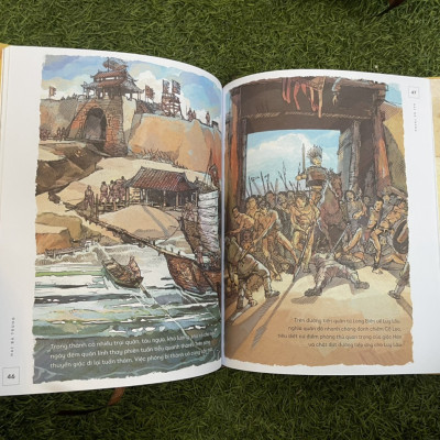 [Bộ LỊCH SỬ VIỆT NAM BẰNG TRANH] - BÌA CỨNG - IM MÀU TOÀN BỘ - NXB TRẺ - [Hai Bà Trưng] -