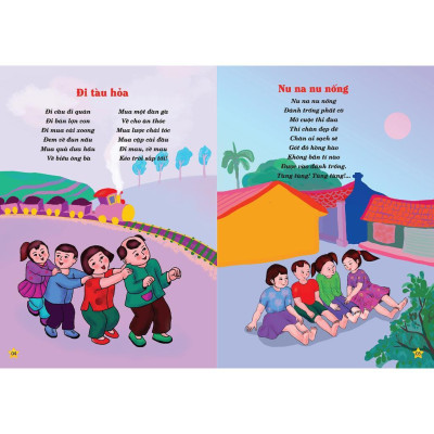 Sách - Đồng Dao Cho Bé - Các Trò Chơi Dân Gian - Minh Thắng