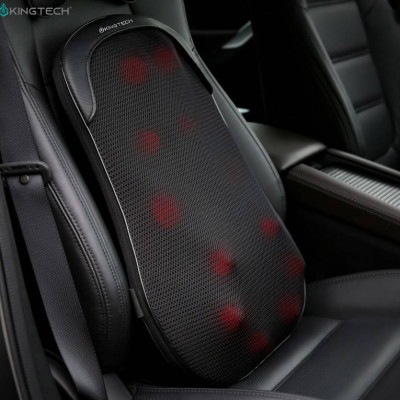 Đệm Ghế Massage Lưng Cao Cấp KingTech KC-300 - Máy Mát Xa Chế Độ 3D, 12 Bóng Chuyên Sâu, - Kết Hợp Tính Năng Nhiệt Hồng Ngoại - Hàng Chính Hãng