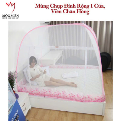 Màn Chụp , Mùng Chụp Tự Bung Đỉnh Rộng Cao Cấp Mộc Miên ( Hà Nội )
