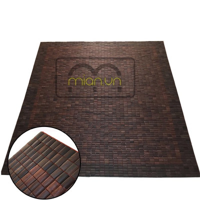 Chiếu Hạt Gỗ Trắc Miếng - Kích Thước 1,6mx2m ( video , hình thật ) 