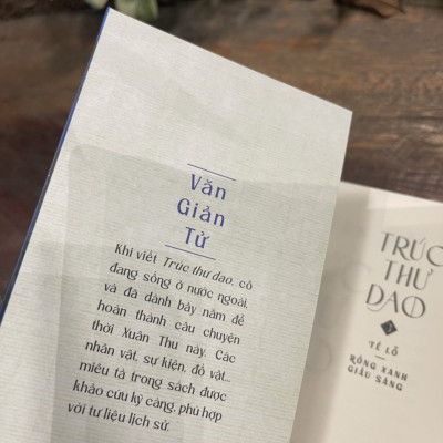 TRÚC THƯ DAO 3 – TỀ LỖ - RỒNG XANH GIẤU SÁNG – Văn Giản Tử – Tố Hinh dịch – Nhã Nam – NXB Hà Nội (Bìa mềm)