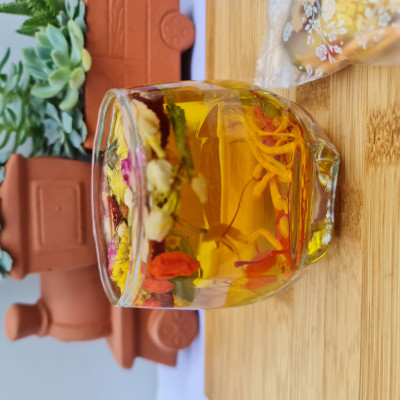 Trà Dưỡng Nhan Saffron Tea 7 Ngày Giúp Giữ Dáng Đẹp Da Giảm Mụn Ngừa Nếp Nhăn Ngủ Ngon