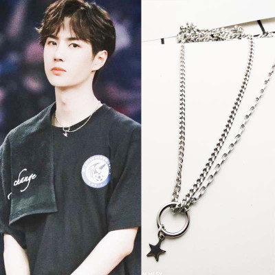 Vòng cổ nam nữ ngôi sao cá tính unisex