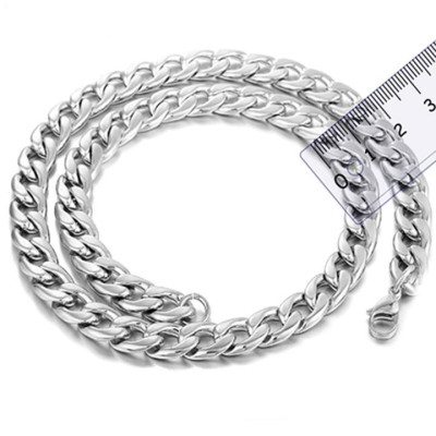 Dây chuyền nam titan cao cấp đẹp sang trọng inox thép không gỉ lặc trangsucpt kích cỡ 9mm PTDCNA02