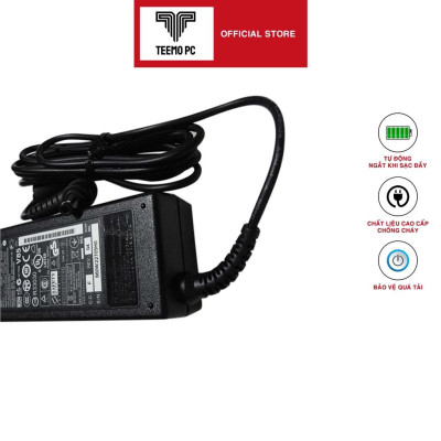 Sạc Tương Thích Cho Laptop Toshiba 19V - 3.42A 65W - Nhập Khẩu - Hàng Nhập Khẩu New Seal TEEMO PC TEAC1384