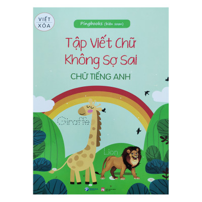 Combo Tập Viết Chữ Không Sợ Sai (Trọn bộ 4 Cuốn + 1 Bút Viết)