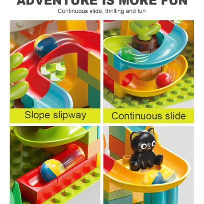 FEELO - 2327 - Lắp Ráp Khu Vui Chơi Gấu Con (81 Chi Tiết)