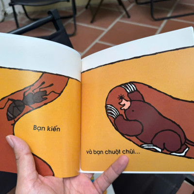 Bộ 4 Cuốn Truyện Tranh Ehon Nhật Bản – CHẠM TAY NÀO, NÀY, CẬU ƠI, NỐI, VỪA IN – Taro Miura – Trần Khanh dịch – Mọt Sách Mogu