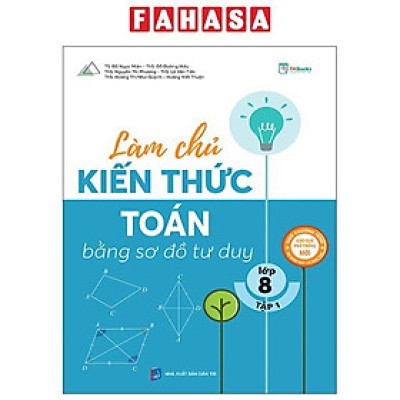 Sách - Làm Chủ Kiến Thức Toán Bằng Sơ Đồ Tư Duy Lớp 8 - Tập 1