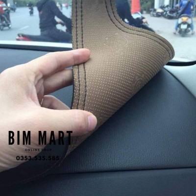 Thảm da taplo dành cho Toyota Fortuner 2007- 2016 vân Carbon cao cấp