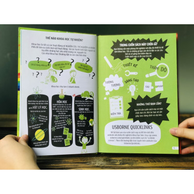 Sách khởi điểm của tư duy kỹ thuật usborne stem - bìa cứng, in màu