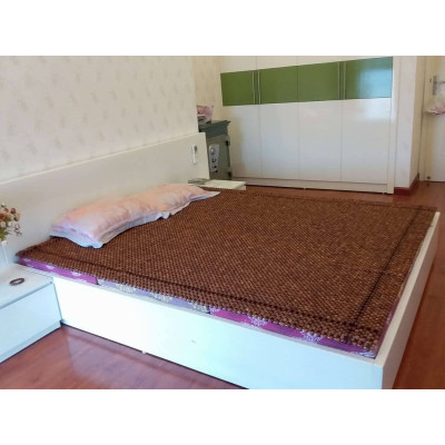 Chiếu Hạt Gỗ Hương Đỏ Cao Cấp - Kích Thước 1,5mx1,9m ( video , hình thật )