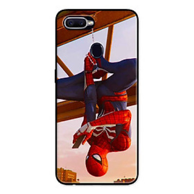 Ốp Lưng in cho Realme 2 Pro Mẫu Nhện Cầm Điện Thoại - Hàng Chính Hãng