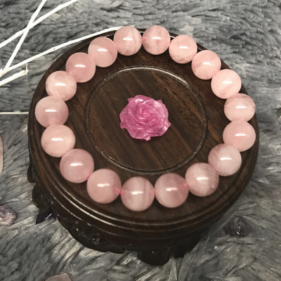 Vòng Tay Thạch Anh Hồng Chuẩn AAA Ngọc Quý Gemstones TA002