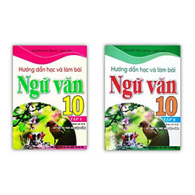 Sách - Combo Hướng Dẫn Học Và Làm Bài Ngữ Văn 10 - Tập 1 + 2 (Bám Sát SGK Kết Nối Tri Thức Với Cuộc Sống)
