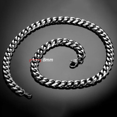 Vòng Cổ Nam - Dây chuyền nam titan thời trang rẻ đẹp kiểu lặc xéo cao cấp trangsucpt 9mm PTDCNA159