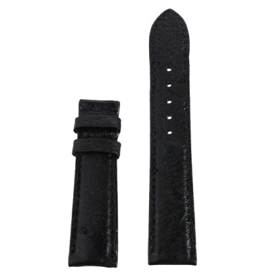 HJ8435-37-38-40 - Dây đồng hồ Huy Hoàng da đà điểu da bụng size 16, 18, 20 nhiều màu