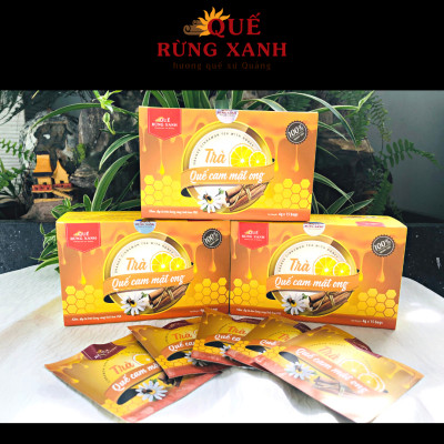 Trà quế cam mật ong Quế Rừng Xanh - sản phẩm độc quyền & duy nhất tại Việt Nam kết hợp 3 trong 1 - Cam, Quế, Mật ong - HÀNG CHÍNH HÃNG