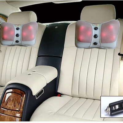 Gối massage thư giãn hồng ngoại ayosun 6 bi