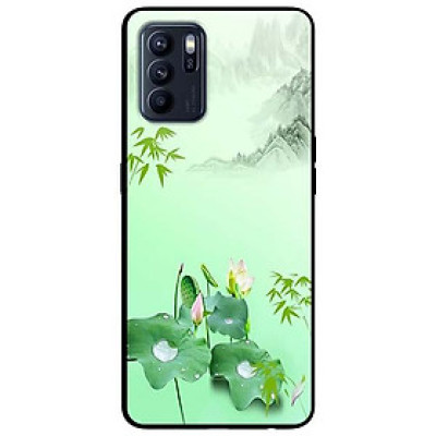 Ốp lưng dành cho Oppo Reno 6 - Reno 6 Z mẫu Tranh Sen