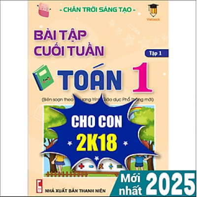 Sách - Bài tập cuối tuần Toán 1 Chân trời sáng tạo (Học kì 1) VietJack