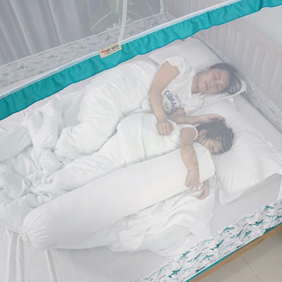 Mùng Chụp Màn Chụp Tự Bung Đỉnh Rộng Cao Cấp 1m6x2m có viền chân - Mộc Miên ( có 2 Cửa)