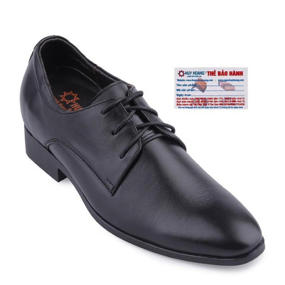 Giày nam tăng chiều cao Huy Hoàng màu đen, nâu HT7189-7716
