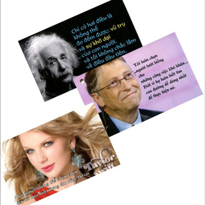 Bán Hàng Quý Ở Cái Tâm Tặng Kèm Postcard Những Câu Nói Của Người Nổi tiếng