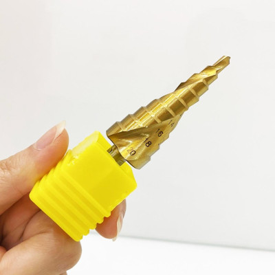 Mũi khoan tháp HSS-4241 đường kính khoan 4-20mm phủ titan siêu cứng KYNKO