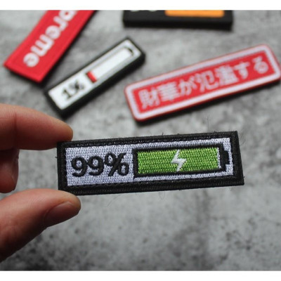 Patch_Velcro phần trăm pin dán quần áo_ba lô túi xách